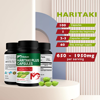 Compléments alimentaires végétaliens à base de plantes, marque privée, Inde, capsules de Haritaki 650 mg, favorisent la détoxification et la régénération
