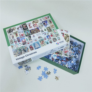 <span class=keywords><strong>Puzzle</strong></span> de <span class=keywords><strong>collage</strong></span> en papier éducatif sur le thème de Noël d'hiver personnalisé, 1000 pièces, pour adultes et familles - Product Image 6