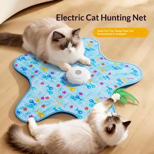 Jouet sonore électrique <span class=keywords><strong>pour</strong></span> <span class=keywords><strong>chat</strong></span>, baguette <span class=keywords><strong>de</strong></span> <span class=keywords><strong>chat</strong></span> automatique avec plateau tournant, <span class=keywords><strong>pour</strong></span> l'entraînement au chassement, utilisation en intérieur, modèle KFK879, <span class=keywords><strong>cage</strong></span> <span class=keywords><strong>de</strong></span> <span class=keywords><strong>jeu</strong></span> <span class=keywords><strong>pour</strong></span> animaux <span class=keywords><strong>de</strong></span> compagnie, vente en gros - Product Image 2