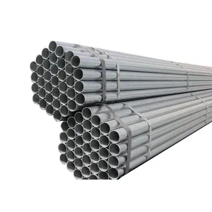 Venta caliente de fábrica tubos galvanizados media pulgada diámetro espesor 22M 20mm 25mm se puede personalizar 6m 9m Longitud tubo galvanizado