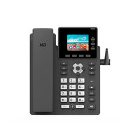 Téléphone IP Android VoIP GSM 2G/3G/4G avec 2 emplacements pour carte SIM, prise en charge SIP, écran 2,4 pouces, codecs G.711A/U, auto-provisionnement