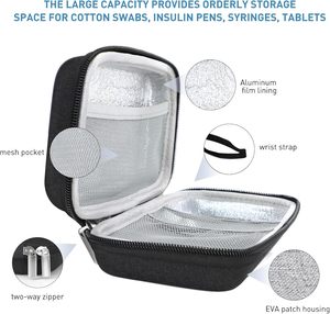 Estuche de Viaje <span class=keywords><strong>para</strong></span> <span class=keywords><strong>Insulina</strong></span> Badu, Portátil, Aprobado por la TSA, Aislado, de Poliéster, Moderno, con Asa, Impermeable, <span class=keywords><strong>para</strong></span> Diabéticos - Product Image 4