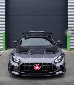 Pièces automobiles pour <span class=keywords><strong>Mercedes</strong></span> AMG <span class=keywords><strong>GT</strong></span> GTC GTS Kit de carrosserie AMG <span class=keywords><strong>GT</strong></span> amélioré série noire style pare-chocs avant et arrière Kit de carrosserie de capot de spoiler - Product Image 2
