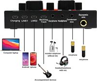 Bundle Attrezzatura per Podcast BM-800 Pacchetto Studio di Registrazione con Cambiavoce per Vlog Trasmissioni in Diretta Live Streaming YouTube