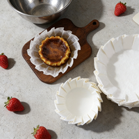 Papier sulfurisé basque pour gâteaux, moules à cheesecake, moules à gâteaux éponge, non pliables, antiadhésifs, résistants à la chaleur, écologiques, jetables, adaptés au four