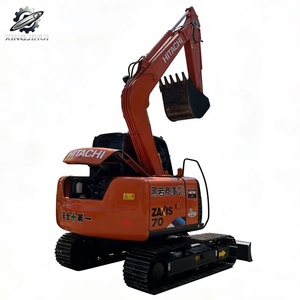 Used Hitachi70 MiniCrawler Excavator 7Ton 0.3m³<b>Bucket</b> Original Japan Brand <b>Small</b> Construction Excavator Low Hours Good Condition - Product Image 1