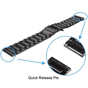 Cinturino di Ricambio in Acciaio Inossidabile RYB Business per <span class=keywords><strong>Samsung</strong></span> Watch 3 41mm 4 Active 2 40mm 44mm - Product Image 3