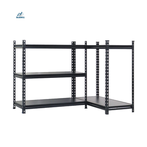 Verstelbare, zware, stellingen zonder bouten, stalen schappen, industriële metalen magazijn palletrekken, aanpasbare opslagrekken - Product Image 4