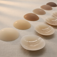 Cache-tétons en silicone ultra-fins et invisibles, réutilisables, de forme ronde, sexy, pour femmes, vente en gros