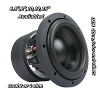 Venta caliente 8 pulgadas coche Subwoofers profesional OEM para venta al por mayor RMS600W Auto Audio altavoz 2*75oz imán Motor excelente Woofer