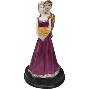 Statue de Couple en résine romantique moderne pour décor de bureau à domicile décoration d'étagère de bureau anniversaire mariage fiançailles cadeaux pour - Product Image 1
