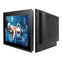 Componentes Industriales Integrados con Pantalla Táctil Capacitiva de 10.4\" y 12.1\", Resistentes al Agua IP66, para Montaje en Gabinete de Control