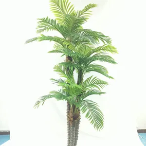 High Quality artificial plants plastic simulation Decorative palm tree super hot sale 260cm palm with 36 natural touch leaves
