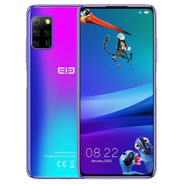 Elephone E10 Pro 48MP Real Quad Camera 4GB 128GB Android 10 NFC Octa Core Cellphone Mobile Phones Smartphone
