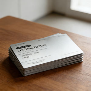 Carte de <span class=keywords><strong>rendez</strong></span>-<span class=keywords><strong>vous</strong></span> personnalisée en papier premium 85x55mm, impression anti-usure, motif lumineux, pour salon - Product Image 3