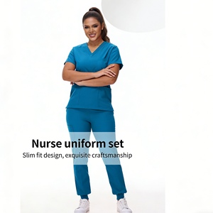 <span class=keywords><strong>ชุด</strong></span>ยูนิฟอร์มแพทย์แบบปรับแต่งได้ <span class=keywords><strong>ชุด</strong></span>สครับคอวีสำหรับผู้หญิงและผู้<span class=keywords><strong>ชาย</strong></span> <span class=keywords><strong>ชุด</strong></span> 2 ชิ้น มีกระเป๋า <span class=keywords><strong>ชุด</strong></span>ยูนิเซ็กซ์สำหรับโรงพยาบาล แห้งเร็ว แฟชั่น Sehe - Product Image 5