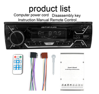 Nouvelle version améliorée de l'autoradio portable BT Audio MP3 FM, lecteur de carte TF, amplificateur stéréo, autoradio