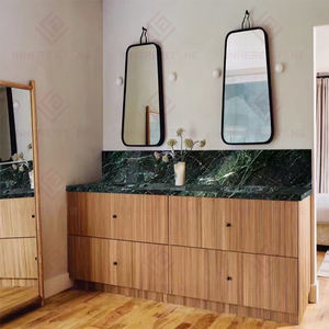 Groothandel Nieuw Ontwerp Custom Verde Alpi Groene Marmeren Gootsteen Kom Badkamer Stenen Wastafels Home Villa Hotel Decoratie - Product Image 3