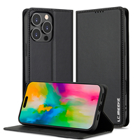Étui de téléphone portefeuille magnétique en cuir pour iPhone 17 AIR 16 Pro Max 14 13 Samsung S25 Edge S24 Ultra A16 A36 A56 Card Slot Book Case