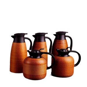 Bamboo Weaving Thermos Flask 304 Stainless Steel Handmade Hot Water Bottle Fashion Chinese Style Water Filling Gift - Product Image 5