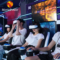 Montagnes russes rentables à chaud 9D Vr simulateur de Machine de jeu vibrant simulateur de jeux de réalité virtuelle jeu d'intérieur chaise Vr