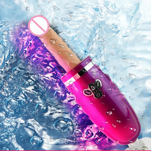 Godemichet en forme de pistolet, style tendance des célébrités d'Internet, avec fonction de branchement automatique, chauffant et éjaculateur, godemichet cheval chauffant et scellant le pénis - Product Image 3