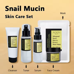 Ensemble de soins de la peau du visage éclaircissant à la mucine <span class=keywords><strong>d</strong></span>'<span class=keywords><strong>escargot</strong></span> et aux algues coréennes en marque propre, 96%, avec des bienfaits hydratants - Product Image 3