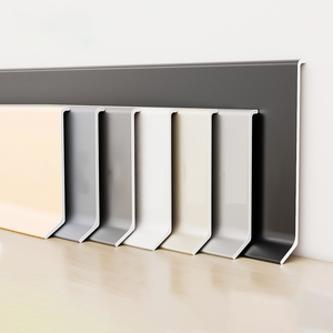 Drop <span class=keywords><strong>Shipping</strong></span> ücretsiz örnek alüminyum Plinth üretici alüminyum süpürgelik profilleri süpürgelik mutfak süpürgelik stokta - Product Image 1