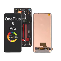 Écran tactile AMOLED et TFT d'origine pour téléphone mobile OnePlus 8 Pro, compatible avec les écrans LCD de téléphone mobile OnePlus8pro