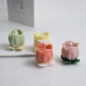 Tulip Silicone <b>Candle</b> <b>Mold</b> 3D Floral Soap <b>Mold</b> For DIY <b>Candle</b> Making Wedding Decor - Product Image 4