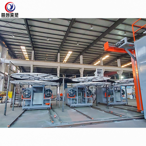 Macchina per Stampaggio Rotazionale Tipo Navetta, Macchina per Formatura Plastica, Macchina Rotomolding per Barriere Stradali - Product Image 6