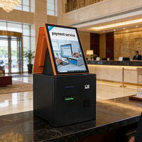Kiosque de paiement de restaurant de 21,5 pouces avec écran tactile intégré pour supermarché