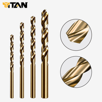 Foret hélicoïdal à tige droite M35 HSS-Co, diamètre de coupe 6,8-7,5 mm, longueur standard, spécial pour le perçage de l'acier inoxydable