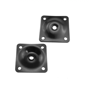 Fabricant Spot Vente en gros Mobilier noir contemporain Pieds de table en métal Plaque de montage en fer pour bureau, maison, table basse - Product Image 4