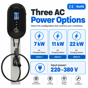 Stazione di Ricarica EV da Parete 7kW Standard GB/T 32A Caricatore Intelligente per Veicoli Elettrici con Schermo da 4,3 Pollici APP RFID per <span class=keywords><strong>Auto</strong></span> Cinesi - Product Image 3