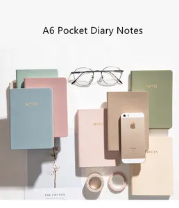 Новое поступление, мини-карманный блокнот размера A6, мягкая обложка, журнал, ежедневник на заказ