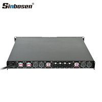 Amplificateur de puissance audio professionnel numérique Sinbosen K4-1400 4 canaux 4x1400W 8 ohms en métal