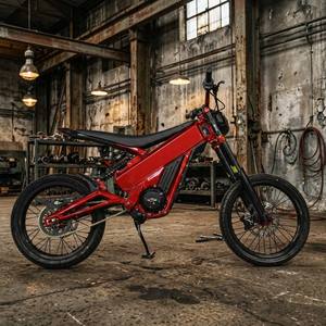 Moto électrique tout-terrain avec moteur central 7200W, batterie lithium 72V 38.5Ah, 95km/h, démarrage électrique, pour adultes - Product Image 3
