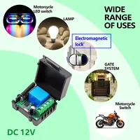 Control remoto inalámbrico de 1 canal y 433 MHz, interruptor de 1 vía, receptor de relé de 5 V CC y 10 A con alcance de 50 m para luces LED, ventiladores y hervidores, venta al por mayor