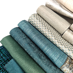 <span class=keywords><strong>Tela</strong></span> de Tapicería de Terciopelo Jacquard de Lujo, Gruesa, 100% Poliéster, <span class=keywords><strong>para</strong></span> Sofás, Sillones, Textiles <span class=keywords><strong>para</strong></span> el Hogar, Patrón de Lino de Algodón - Product Image 1