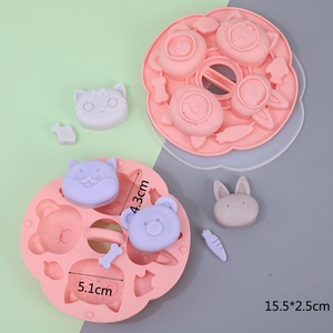 <span class=keywords><strong>Moule</strong></span> de cuisson rectangulaire en <span class=keywords><strong>silicone</strong></span> 100 % pour gâteaux, outils de <span class=keywords><strong>chocolat</strong></span> faits main en forme de petits animaux mignons, écologiques et de qualité alimentaire, vente en gros - Product Image 4