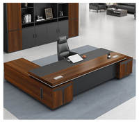 Bureau de direction moderne et minimaliste, personnalisable, de luxe, bureau de direction haut de gamme, personnalisation en gros