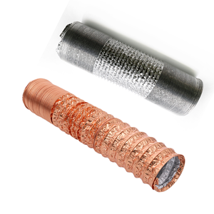 <span class=keywords><strong>Tubo</strong></span> di alluminio <span class=keywords><strong>per</strong></span> sistemi HVAC <span class=keywords><strong>tubo</strong></span> di scarico flessibile telescopico con soluzione di progettazione grafica - Product Image 6