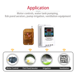 Interruptor de <span class=keywords><strong>control</strong></span> remoto inalámbrico RF de 1 canal Módulo de relé de temporizador de Cuenta regresiva Manual/controlador remoto para bomba de motor hecha de metal - Product Image 5