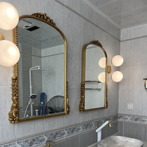 <span class=keywords><strong>Espejo</strong></span> Compacto Clásico <span class=keywords><strong>con</strong></span> <span class=keywords><strong>Marco</strong></span> <span class=keywords><strong>de</strong></span> PU Personalizado, Espejos Inteligentes <span class=keywords><strong>de</strong></span> Pared para Dormitorio y Baño, Muebles para Decoración del Hogar, <span class=keywords><strong>Espejo</strong></span> <span class=keywords><strong>de</strong></span> Maquillaje - Product Image 2