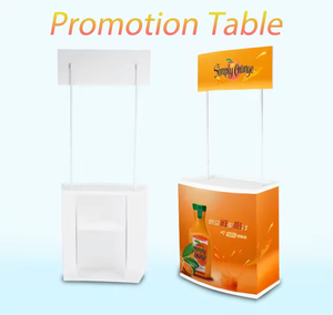 Mesa de Exhibición para Ferias Comerciales, Mesa de Publicidad y Promoción, Mesas de Muestreo Plegables de Plástico para <span class=keywords><strong>Marketing</strong></span> y Promoción al Aire Libre - Product Image 3