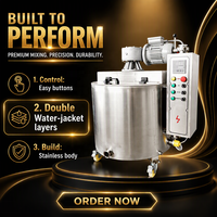 Réservoir de fusion de chocolat en acier inoxydable de 100 L, réservoir de stockage de chocolat, réservoir de chocolat électrique