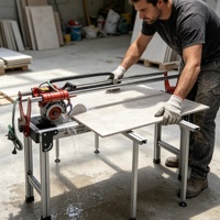 Outils et équipements de carrelage FYS-50-1600, coupe-carreaux manuel, machine 5800W sans poussière, coupe-carreaux de 1600 mm