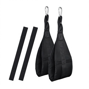 WARPRO INDUSTRY Correas de nailon ajustables de alta resistencia para abdominales, soporte acolchado para brazos para barra de dominadas, entrenamiento de core y levantamiento de piernas - Product Image 1