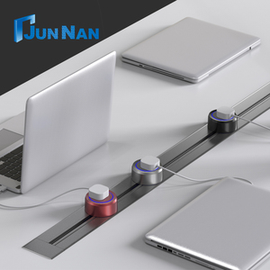 Ổ cắm điện văn phòng có thể được cài đặt công khai hoặc ẩn cho đường ray di động trong UK/EU/US - Product Image 3